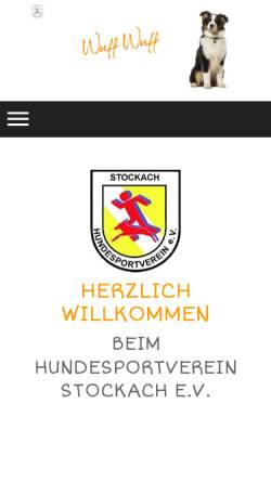 Vorschau der mobilen Webseite www.hundesport-stockach.de, Hundesportverein e.V.