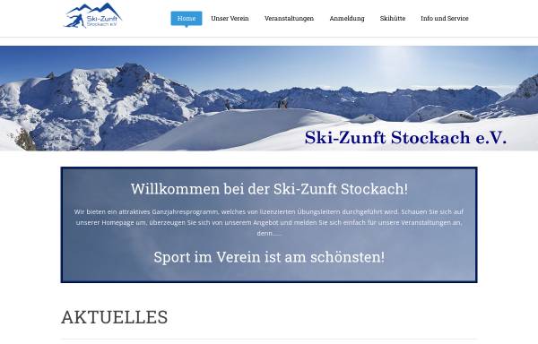 Vorschau von www.skizunft-stockach.de, Skizunft Stockach e.V.