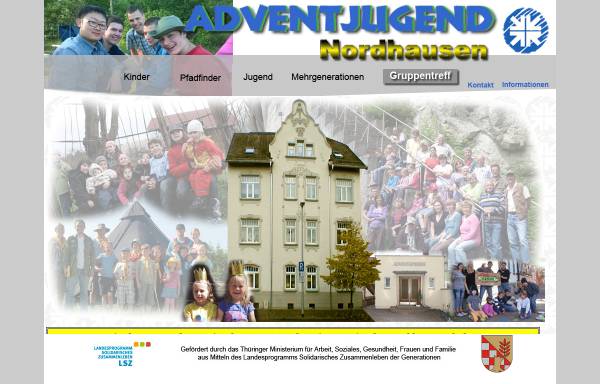 Vorschau von www.adventjugend-ndh.de, Adventjugend Nordhausen