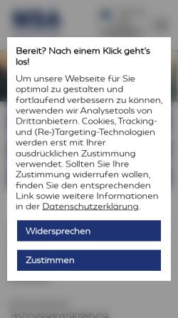 Vorschau der mobilen Webseite www.msa-vorrichtungsbau.de, MSA Vorrichtungsbau GmbH
