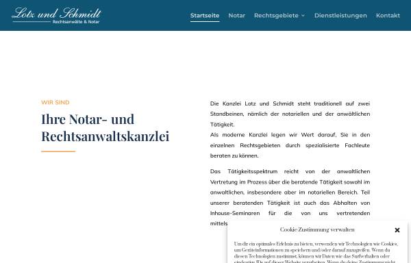 Vorschau von www.rae-lotz.de, Rechtsanwälte Jürgen Lotz und Wolfgang Sohst