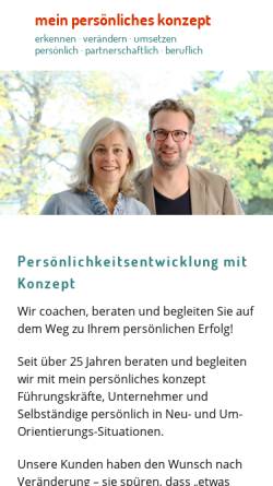 Vorschau der mobilen Webseite www.konzept.org, Seminare fürs Leben GmbH