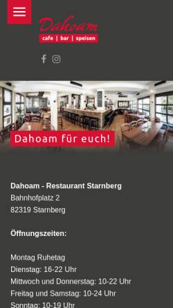 Vorschau der mobilen Webseite speisecafe.de, Absofort Bar Cafe Speisen