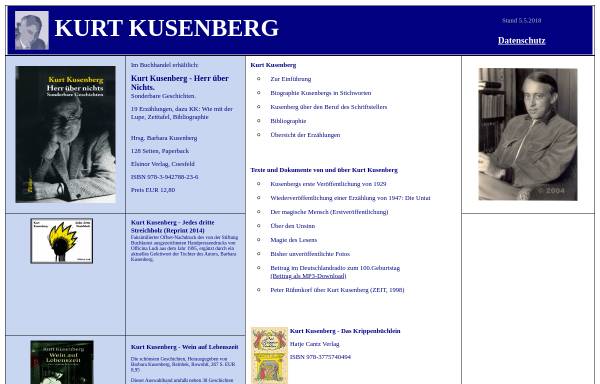 Vorschau von www.kurt-kusenberg.de, Kurt Kusenberg