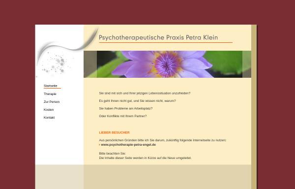 Vorschau von www.psychotherapie-klein-saarbruecken.de, Klein, Petra Diplom-Psychologin