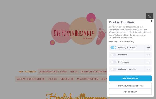Vorschau von www.puppenhebamme.de, Puppenhebamme, Tanja-Dolores Schmidt