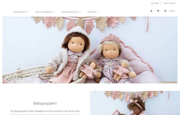 Vorschau von www.zauberhaftepuppenwelt.de, Zauberhafte Puppenwelt, Gisela Santen