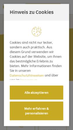 Vorschau der mobilen Webseite www.dvag.de, Deutsche Vermögensberatung, Roth