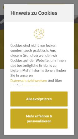 Vorschau der mobilen Webseite www.dvag-gusterath.de, Deutsche Vermögensberatung, Willems-Theisen