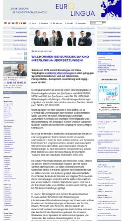 Vorschau der mobilen Webseite eurolingua.de, Eurolingua Übersetzungen GmbH & Co. KG