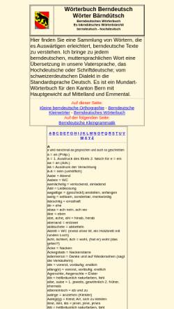 Vorschau der mobilen Webseite www.edimuster.ch, Berndeutsches Wörterbuch/Bärndütsches Wörterbüechli