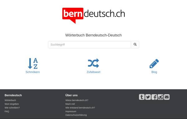 Vorschau von www.berndeutsch.ch, Berndeutsch-Lexikon