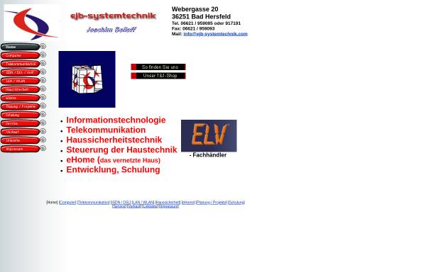 Vorschau von www.ejb-net.de, Ejb-Systemtechnik
