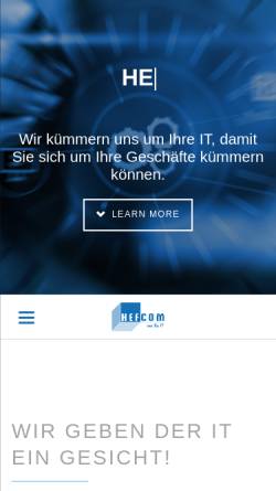 Vorschau der mobilen Webseite www.hefcom.de, Mephisto-PC GmbH
