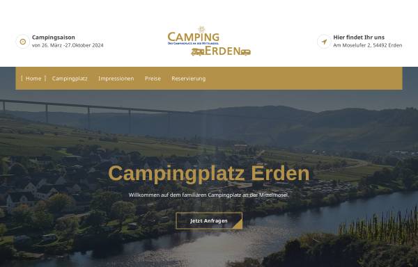 Vorschau von camping-erden.de, Campingplatz Erden