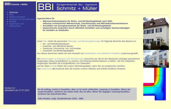 Vorschau von www.bbi-schmitz-mueller.de, BBI Schmitz + Müller
