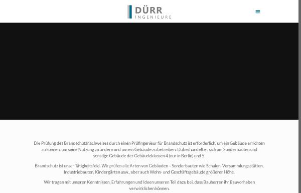 Vorschau von www.duerr-ingenieure.de, Dürr, Ina