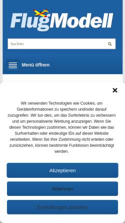 Vorschau der mobilen Webseite www.rc-heli-action.de, RC Heli Action