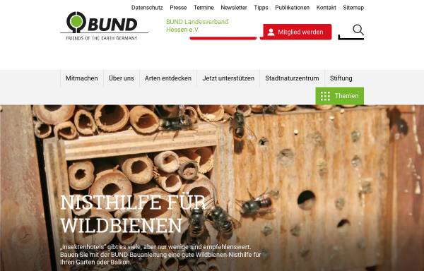 Vorschau von www.bund-hessen.de, BUND - Bund für Umwelt und Naturschutz Deutschland – Landesverband Hessen e.V.