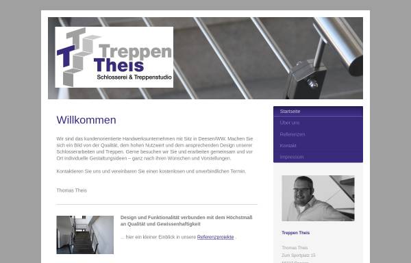 Vorschau von www.treppen-theis.de, Treppen Theis