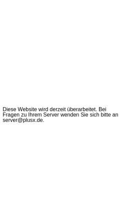 Vorschau der mobilen Webseite www.plusx.de, Plusx.de - Agentur für Kommunikation, Feik & Woerner & Schleich GbR