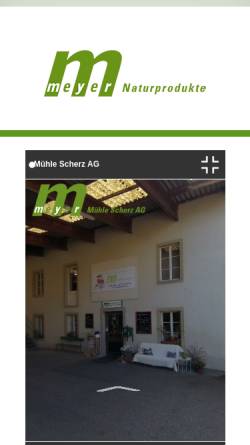 Vorschau der mobilen Webseite www.kirschensteine.ch, Meyer Naturprodukte AG