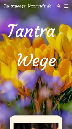 Vorschau der mobilen Webseite tantrawege-darmstadt.de, Margit Glockner
