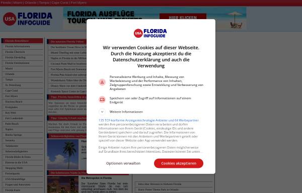Vorschau von www.florida-infoguide.de, Florida Infoguide