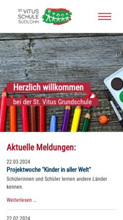 Vorschau der mobilen Webseite st-vitus-schule.suedlohn.de, St.-Vitus-Grundschule