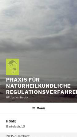 Vorschau der mobilen Webseite tonusregulation.de, Jochen Heuck