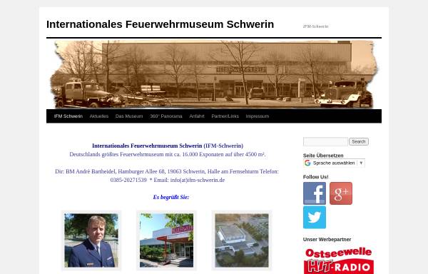 Vorschau von feuerwehrmuseum-meetzen.de, Betriebsfeuerwehr Landesfeuerwehrmuseum