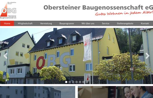 Vorschau von www.obg-eg.de, Obersteiner Baugenossenschaft eG