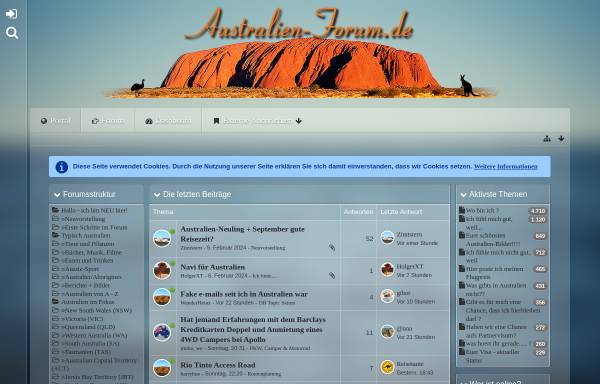 Vorschau von www.australien-forum.de, Australien-Forum - Australien Community