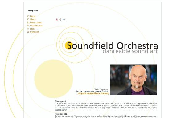 Vorschau von www.soundfield-orchestra.de, Soundfield Orchestra