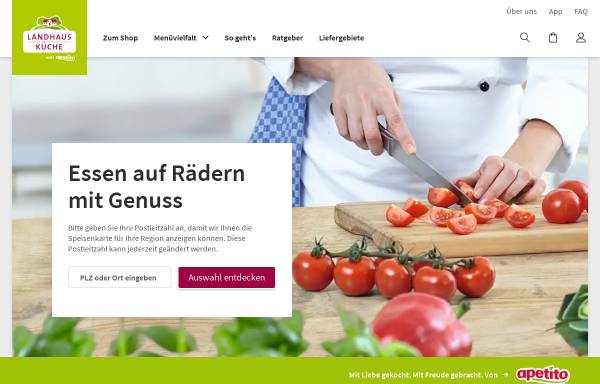 Vorschau von www.apetito-zuhaus.de, Landhaus Kücher, Apetito AG