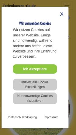 Vorschau der mobilen Webseite www.ferienboerse-rlp.de, Ferienbörse Rheinland-Pfalz e.V.