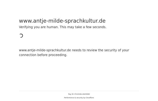 Vorschau von antje-milde-sprachkultur.de, Antje Milde Sprachkultur