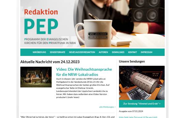 Vorschau von www.ekir.de, Redaktion PEP