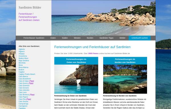Vorschau von www.sardinien-bilder.de, Die schönsten Strände von Sardinien