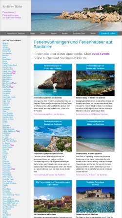 Vorschau der mobilen Webseite www.sardinien-bilder.de, Die schönsten Strände von Sardinien