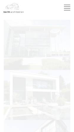 Vorschau der mobilen Webseite www.barth-architekten.de, Barth Architekten Gauting