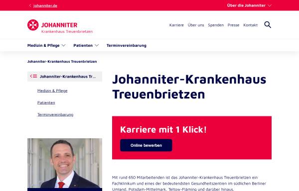 Vorschau von www.johanniter.de, Johanniter-Krankenhaus im Fläming, Treuenbrietzen