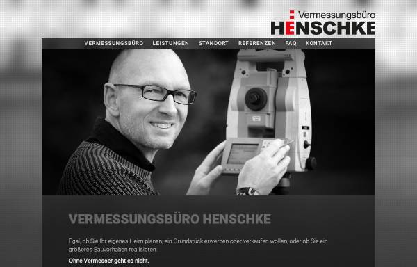 Vorschau von www.henschke.eu, Vermessungsbüro Henschke