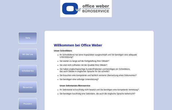 Vorschau von officeweber.com, Office Weber Bettina Weber