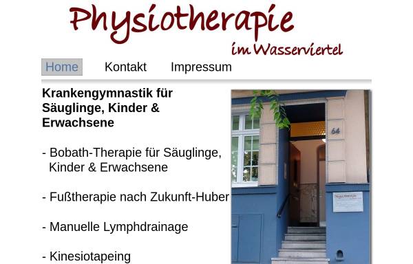 Vorschau von kinder-bobath-therapie.de, Krankengymnastische Praxis für Säuglinge, Kinder und Erwachsene