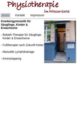 Vorschau der mobilen Webseite kinder-bobath-therapie.de, Krankengymnastische Praxis für Säuglinge, Kinder und Erwachsene