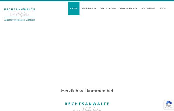 Vorschau von www.franzalbrecht.de, Rechtsanwaltskanzlei Albrecht & Schiller