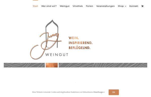 Vorschau von www.ferienweingut-jung.de, Ferienweingut Jung