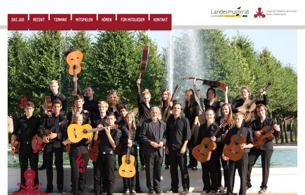 Vorschau von jgo-bw.de, JGO - Jugendgitarrenorchester Baden-Württemberg