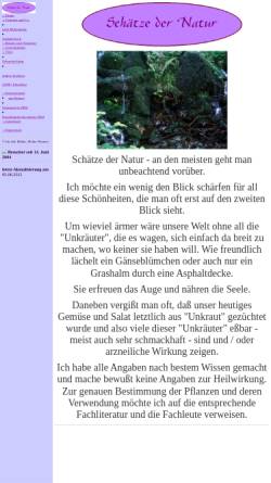 Vorschau der mobilen Webseite www.schaetze-der-natur-online.de, Schätze der Natur